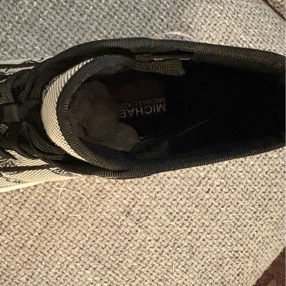 BNWT Michael Kors Logo Jacquard High-Top Sneakers – Women’s Size 9 - Picture 9 of 14